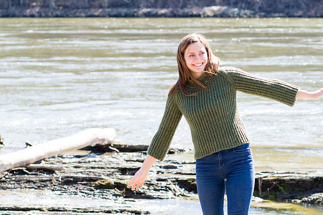 Accordion Pullover by Pamela Wynne