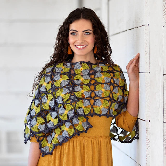 Janis Floral Wrap by Jane Crowfoot