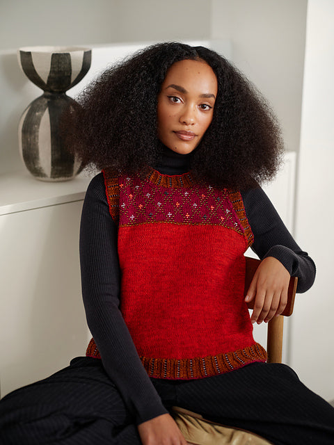 Laine Beaded Colourwork: A Modern Approach to Knitting with Beads by Jeanette Sloan