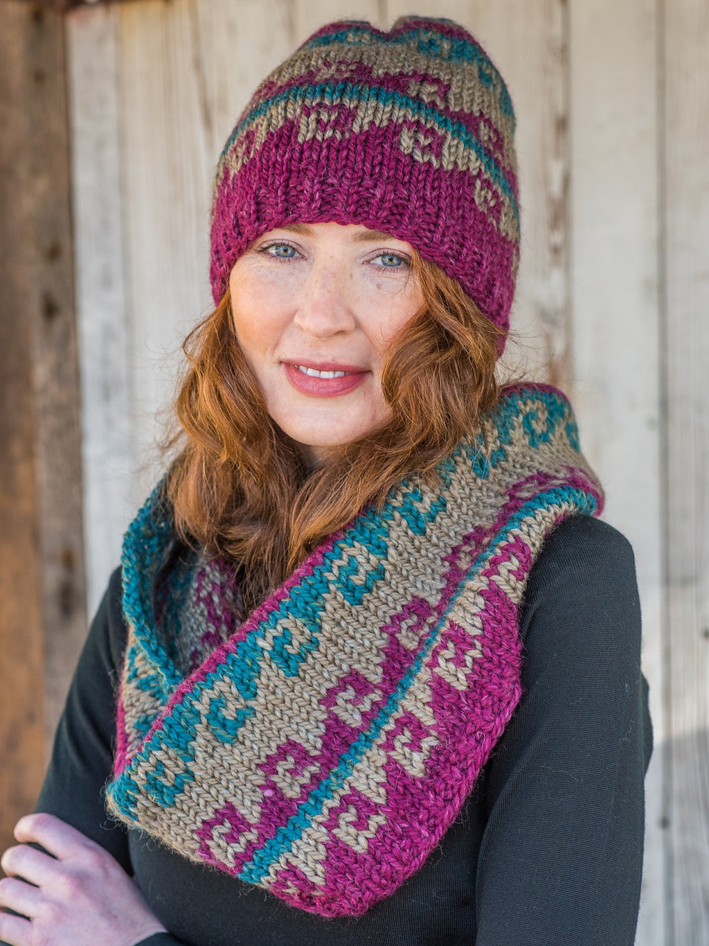 Sheridan Hat and Cowl by Brenda York