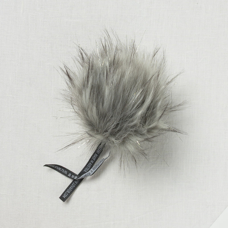 Lovafur Luxe Faux Fur Pom Lurex Raccoon