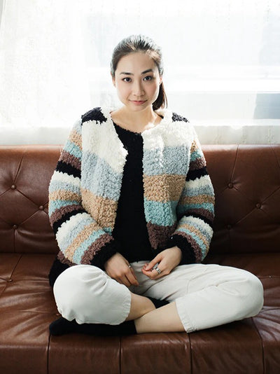 Shannon Cardigan (Knit) by Lion Brand Yarn