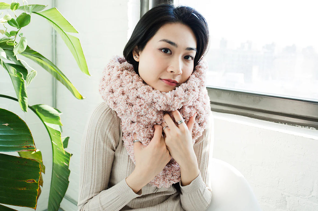 Ulla Cowl (Crochet) by Lion Brand Yarn