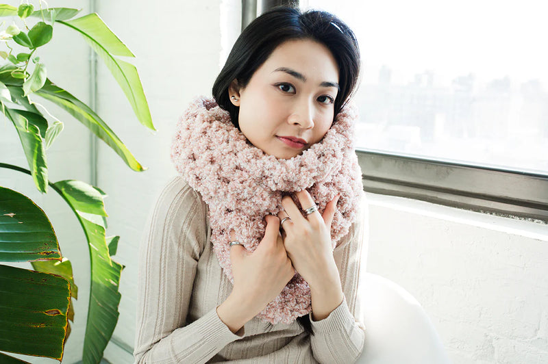 Ulla Cowl (Crochet) by Lion Brand Yarn