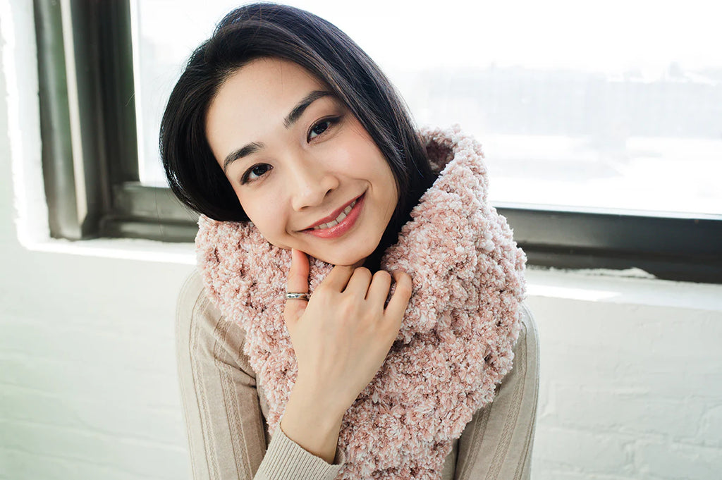 Ulla Cowl (Crochet) by Lion Brand Yarn
