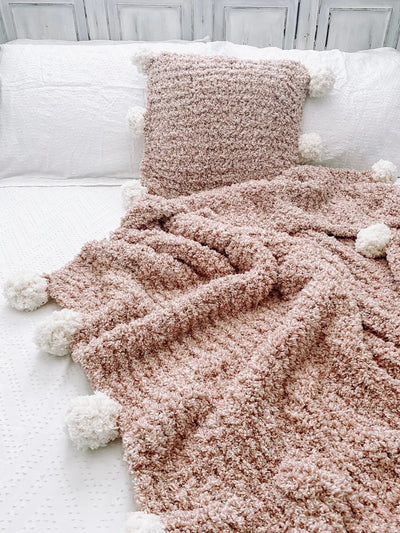 Mirin Pillow (Knit) by Lion Brand Yarn