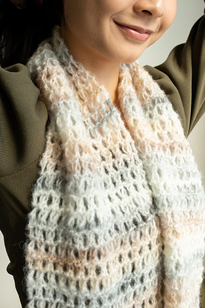 Kistler Knit Scarf (Knit) by Lion Brand Yarn