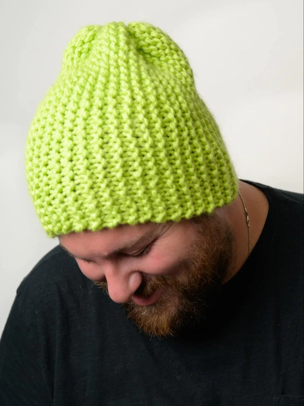 InstaKnit™ Sideways Hat (Knit) by Lion Brand Yarn