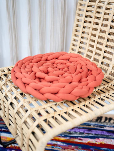 Round Seat Cushion (Crochet) by Lion Brand Yarn