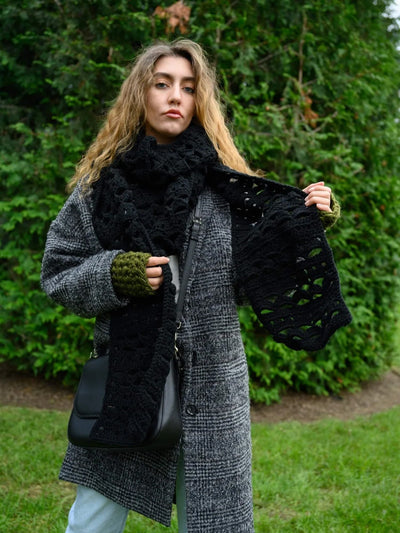 Morris Heights Scarf (Crochet) by Lion Brand Yarn
