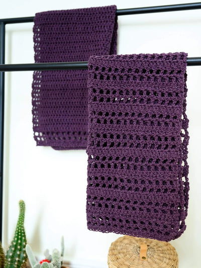 Kitchen Towel Set (Crochet) by Lion Brand Yarn