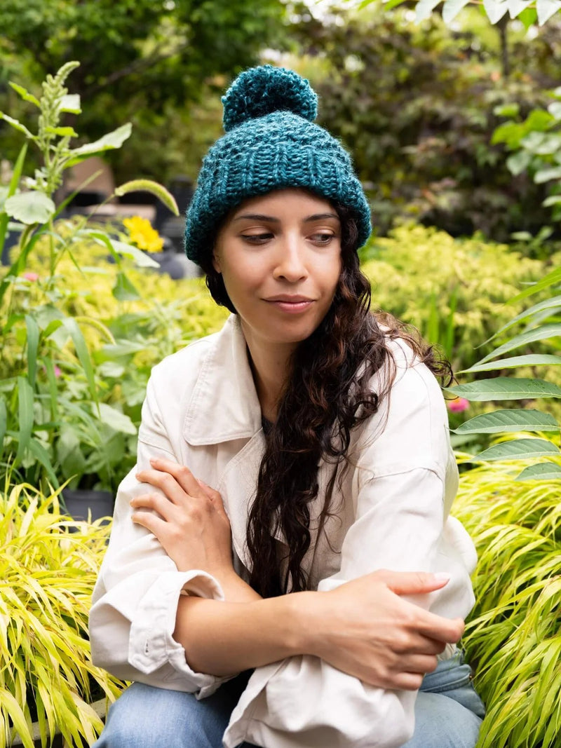 Beanie (Knit) by Lion Brand Yarn
