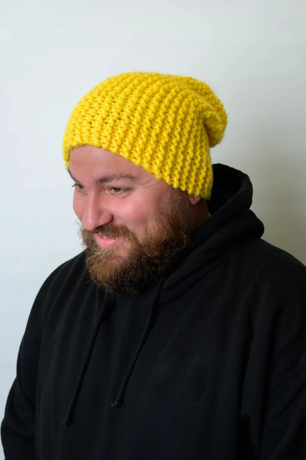 InstaKnit™ Sideways Hat (Knit) by Lion Brand Yarn