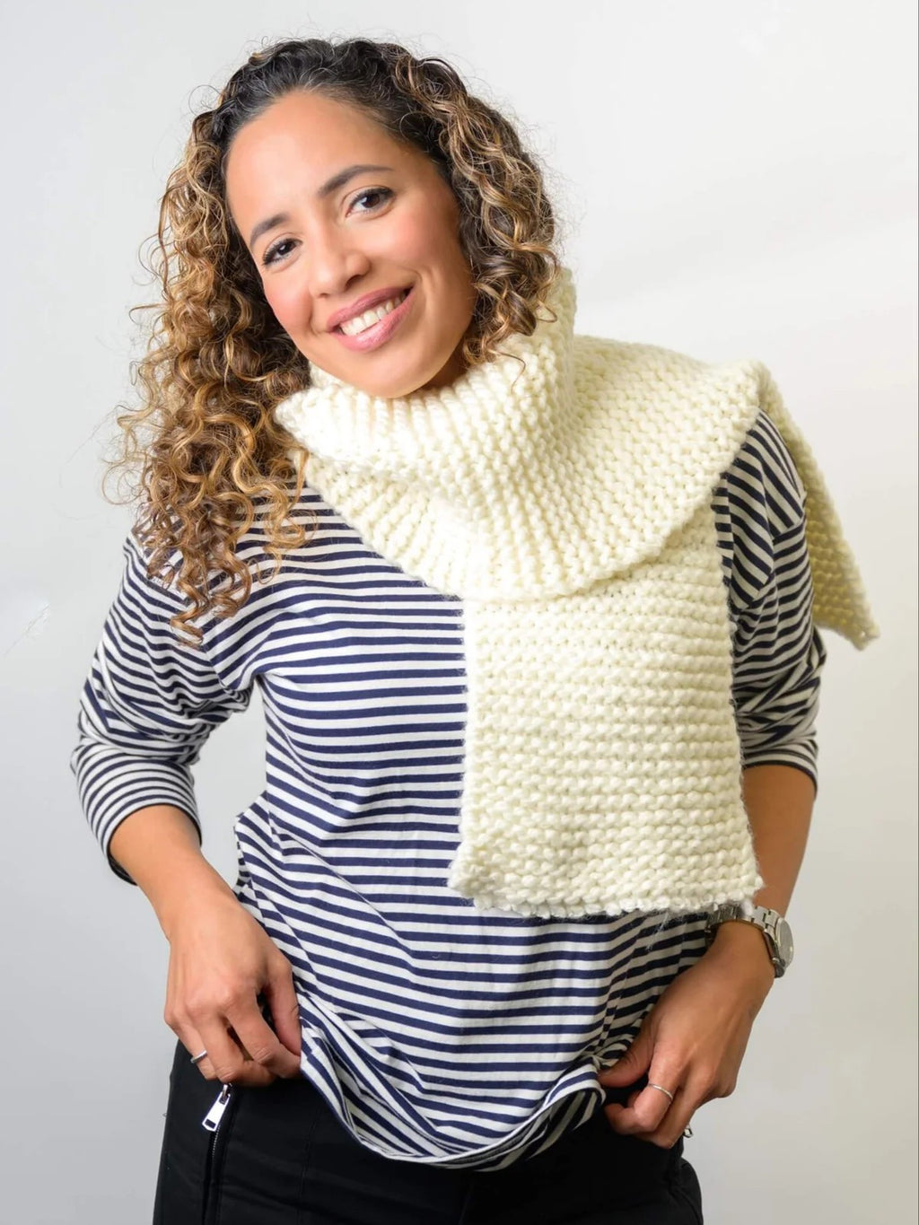 InstaKnit™ Thick Scarf (Knit) by Lion Brand Yarn