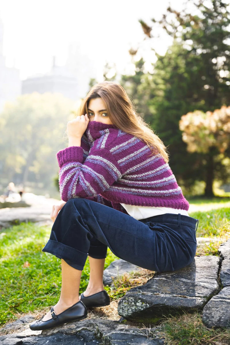 Darby Cardigan (Knit) by Lion Brand Yarn