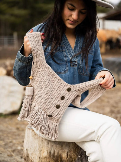 Knot Bag (Crochet) by Lion Brand Yarn