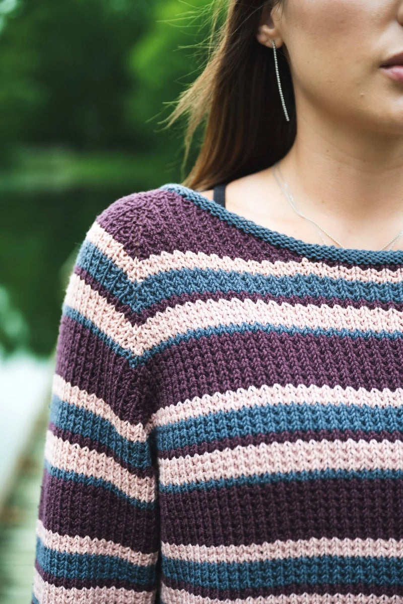 Leeward Pullover (Knit) by Lion Brand Yarn