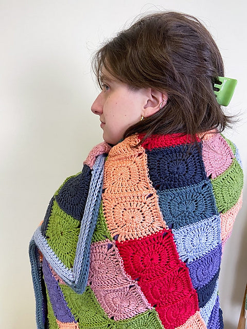 Mindful Mosaic Blanket (Crochet) by Mel Kennelly