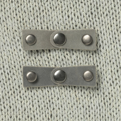 JUL Designs New Latch Leather Closure, Pewter w/ Gunmetal Hardware