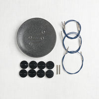Lykke Indigo 3.5" Interchangeable Circular Needle Set, Violet Denim Case