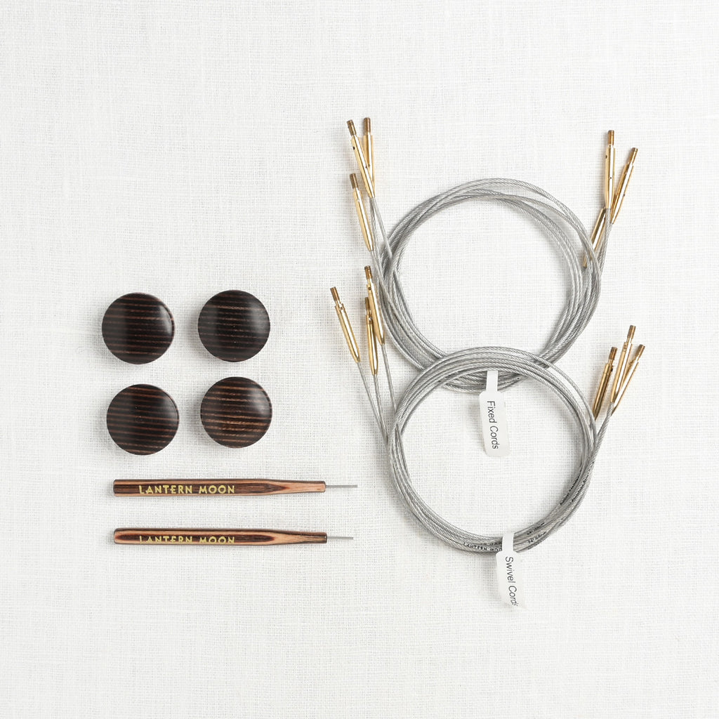 Lantern Moon Heirloom 5" Interchangeable Circular Needle Set US 2.5-11