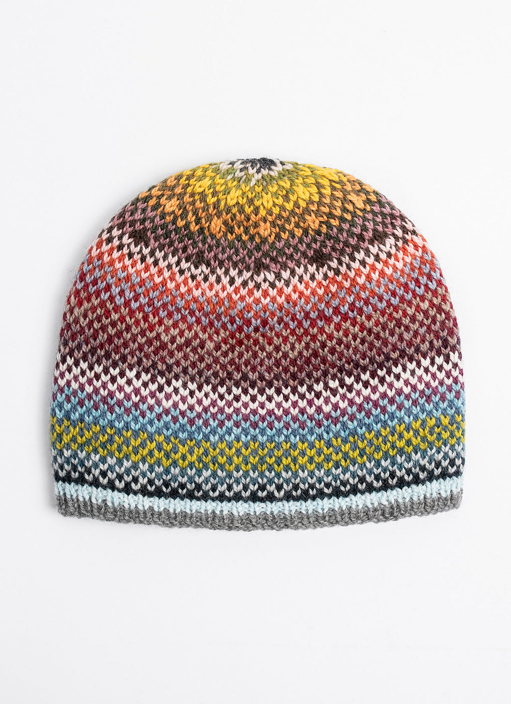27 Color Fair Isle Hat by Virginia Sattler-Reimer