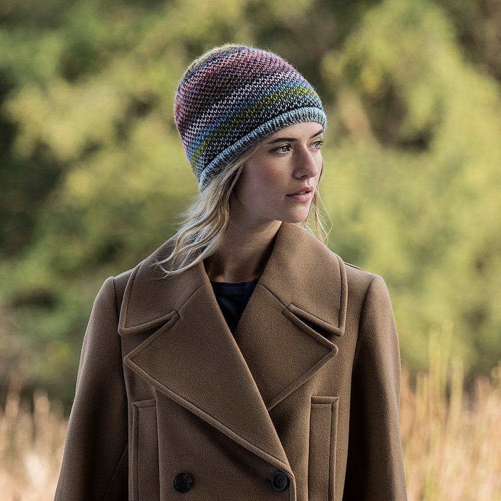27 Color Fair Isle Hat by Virginia Sattler-Reimer