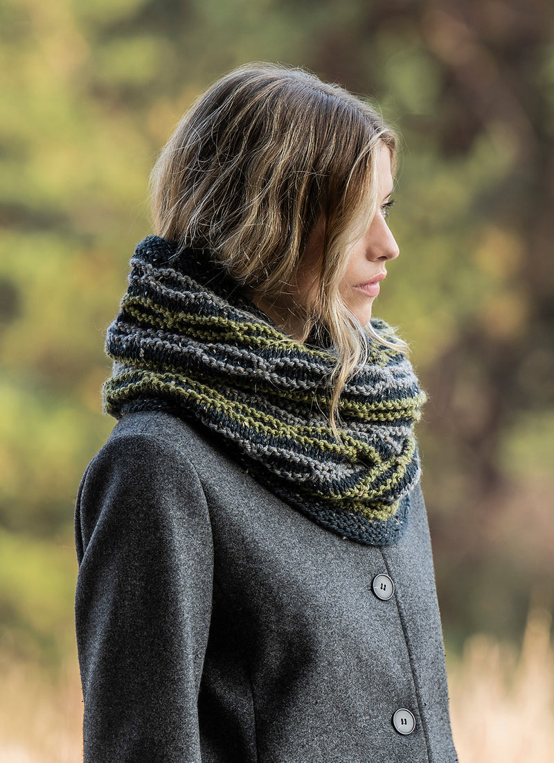 Chain of Lakes Cowl by Bobbi IntVeld