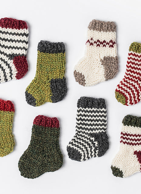 Holiday Cheer Mini Stocking by Nancy Ekvall