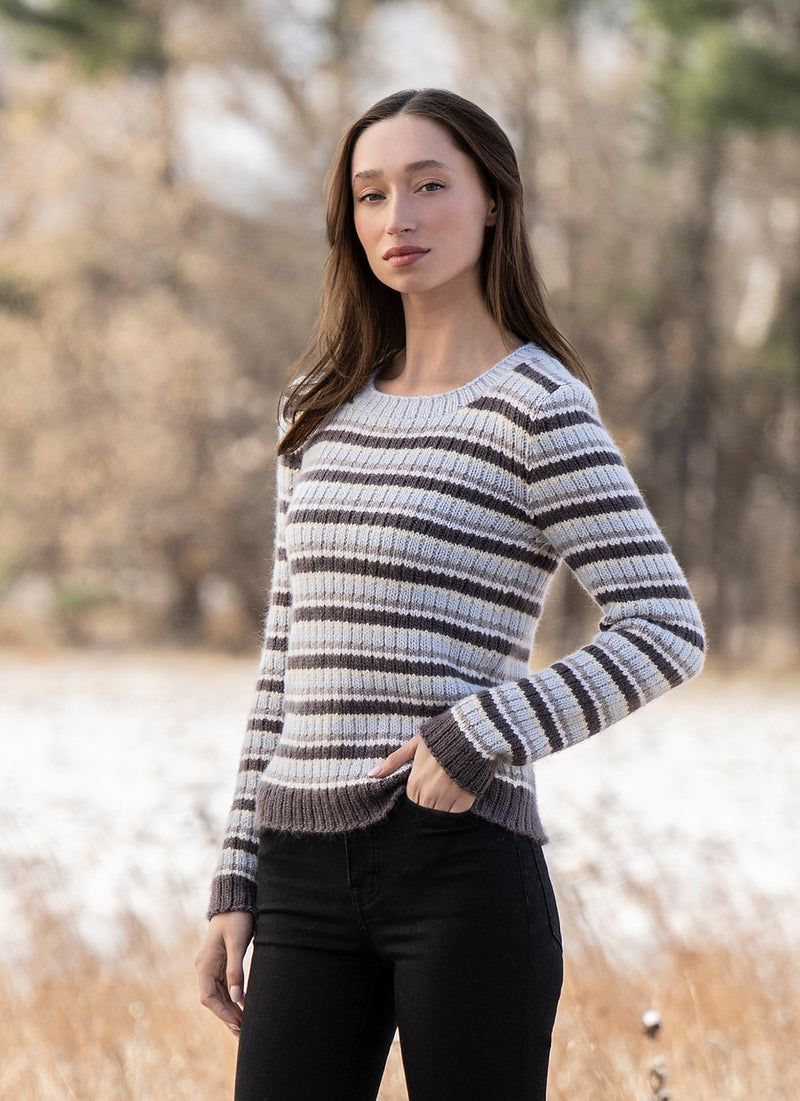 Misty Horizon Sweater by Debbie West