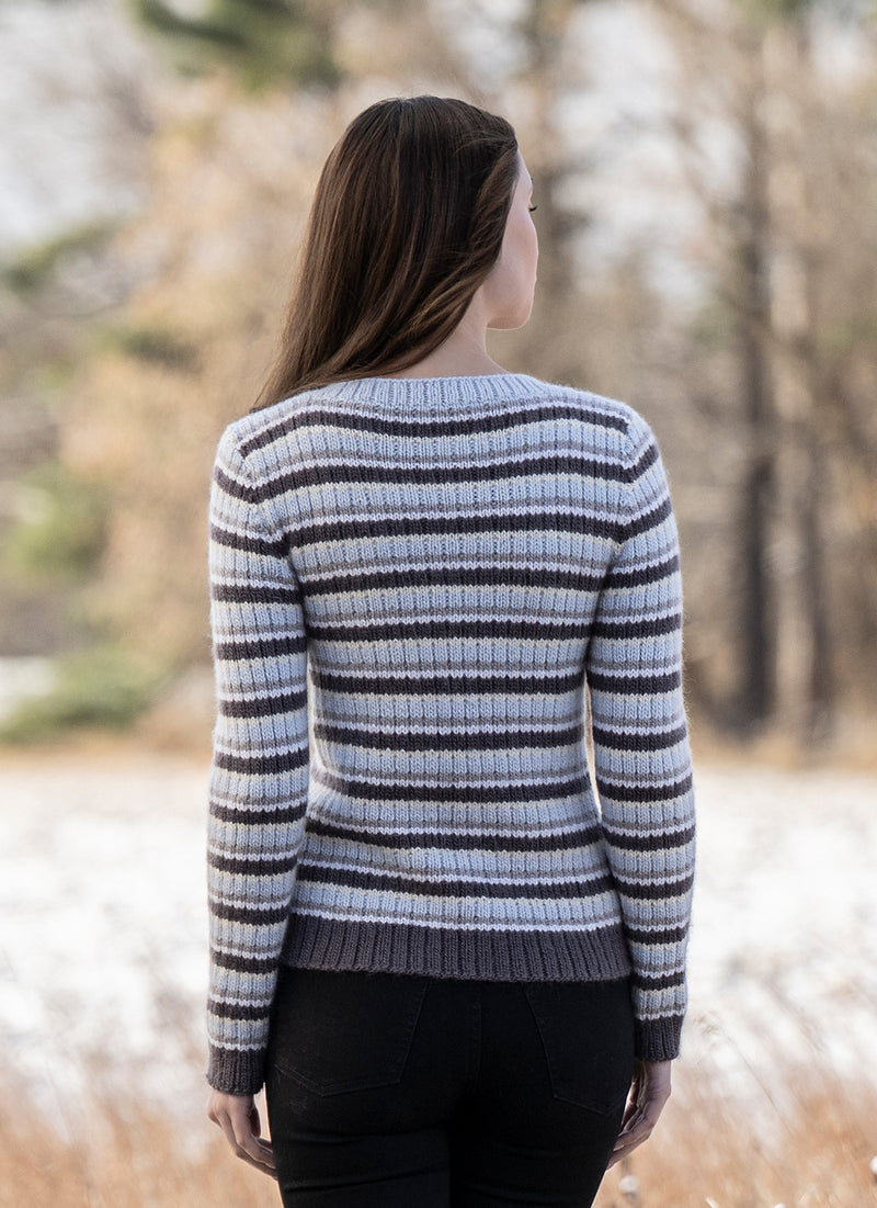 Misty Horizon Sweater by Debbie West