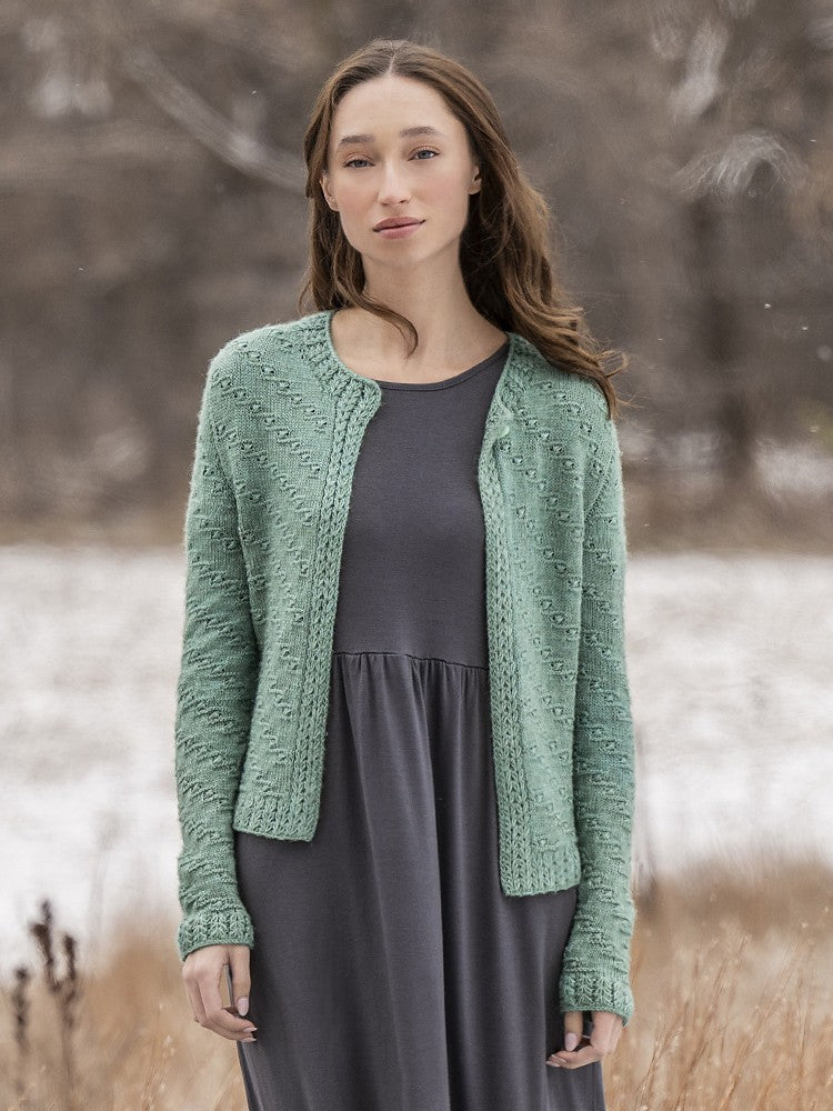 Ocean Bloom Cardigan by Elena Dimchevska