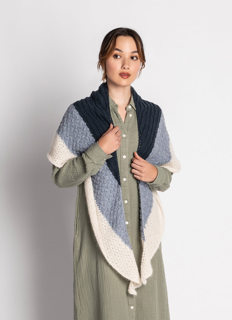 Ocean Ombre Shawl by Mary Beth Kelso