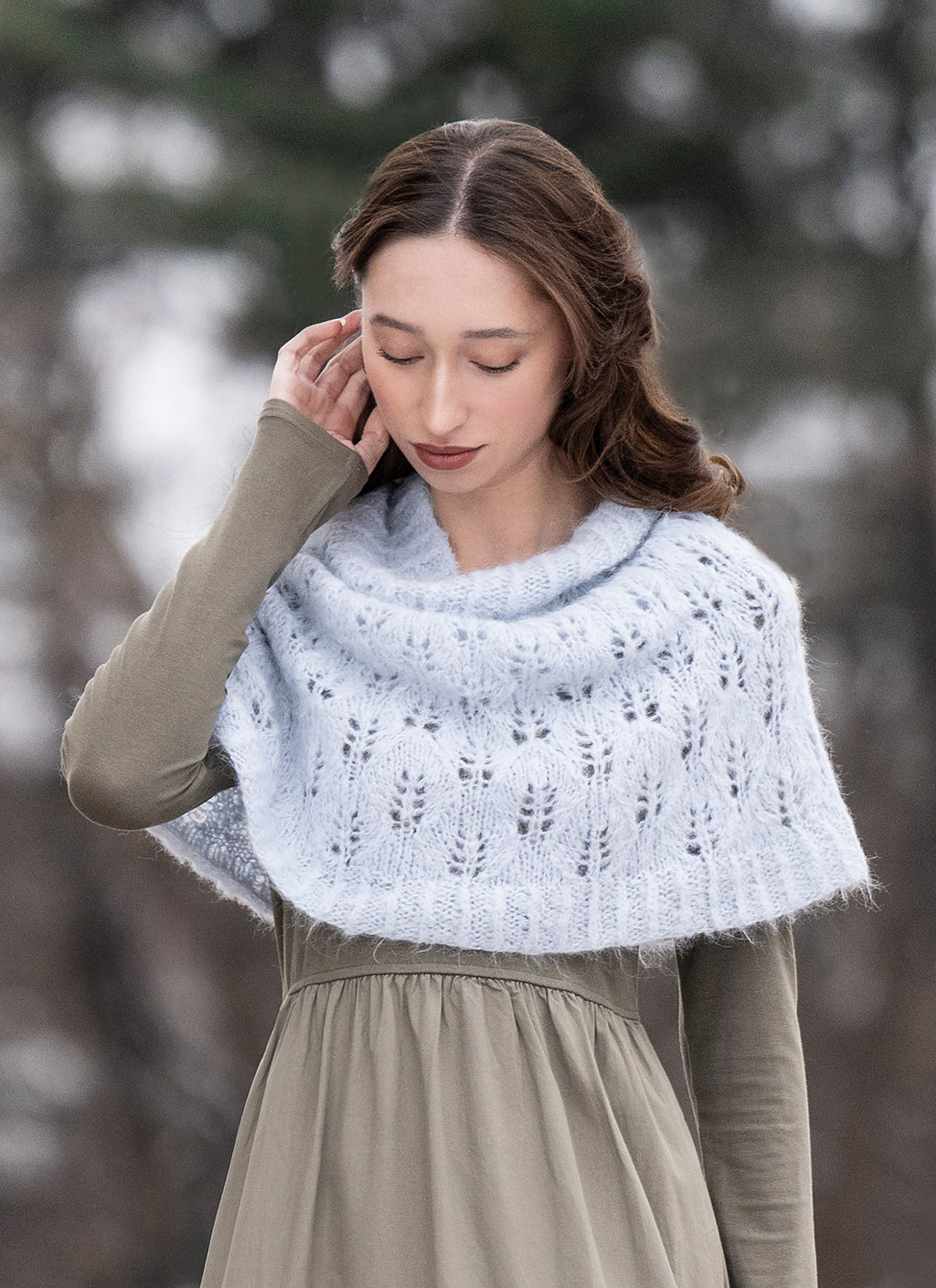 Rime Frost Snood by Tracy Pipinich
