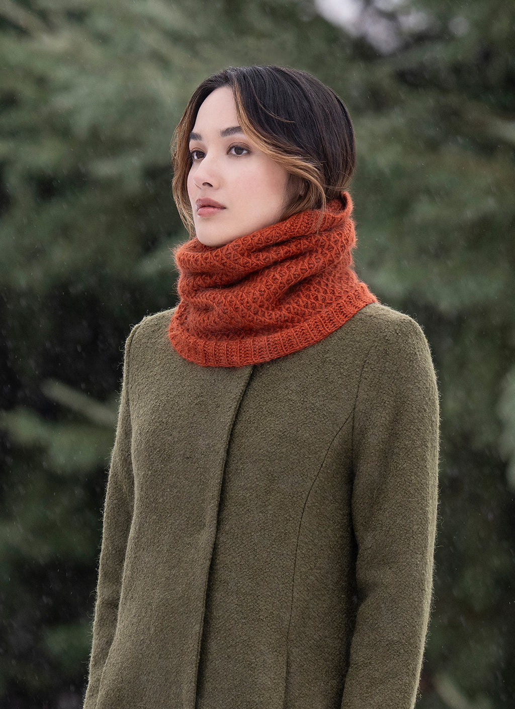 Serene Sunset Cowl by Kaitlyn O'Connor
