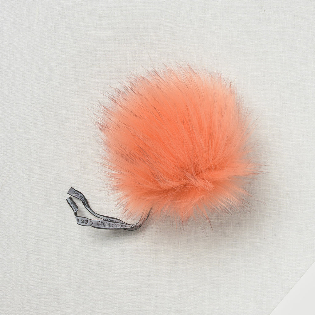 Lovafur Luxe Faux Fur Pom Papaya Fox