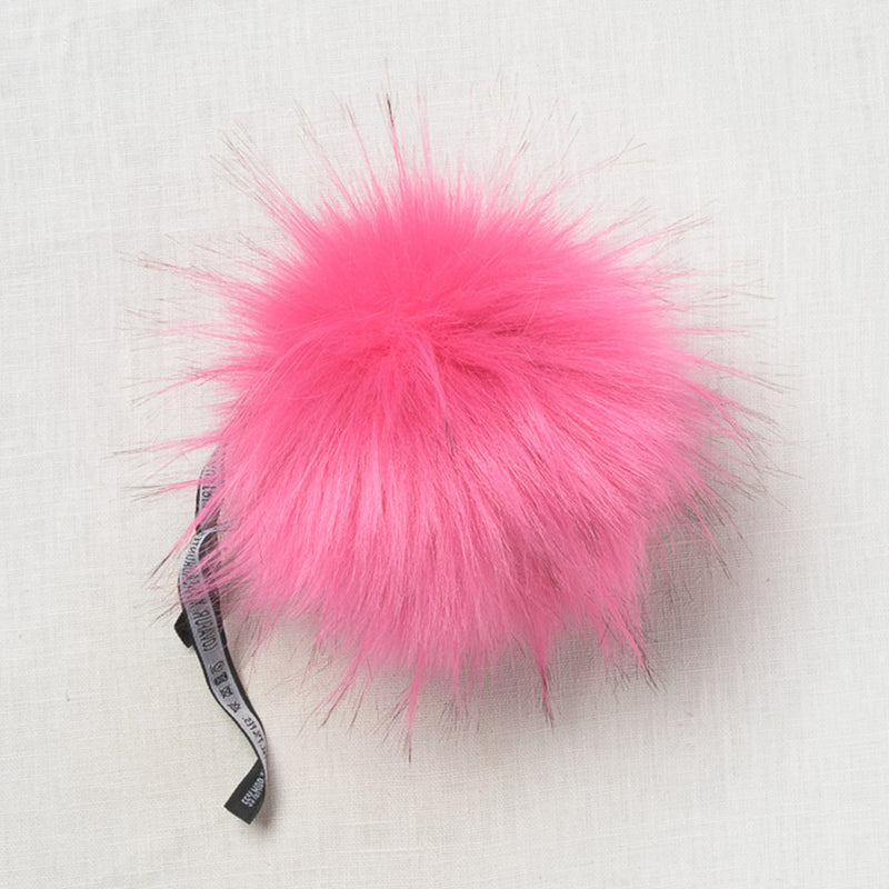 Lovafur Luxe Faux Fur Pom Luxe Pink Raccoon