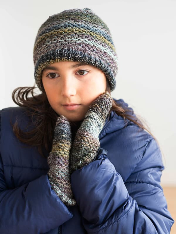 Poplar Hat and Mittens by Berroco Design Team