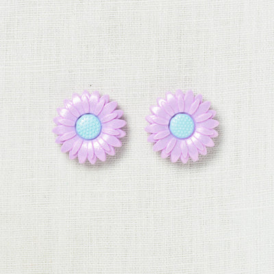 Fox & Pine Stitch Stoppers, Purple Shimmer Daisy