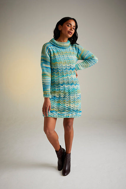 10726 Wildflower Roll Neck by Sirdar