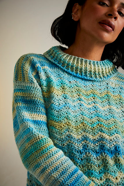 10726 Wildflower Roll Neck by Sirdar