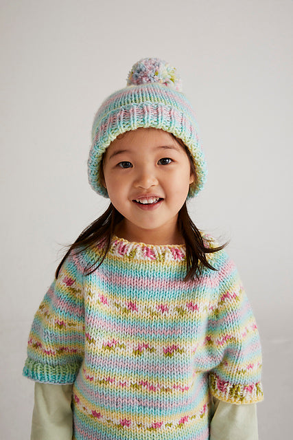 New Blooms Poncho & Hat 5570