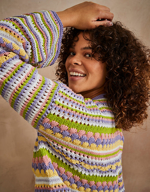 10747 CityZen Cropped Sweater by Sirdar