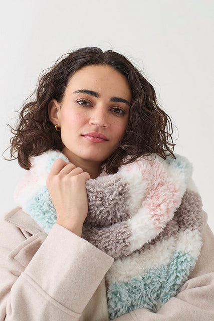 10814 Sweet Striping Scarf by Sirdar