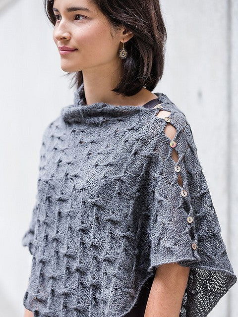 Spin-Stitch Scarf & Poncho by Churchmouse Yarns and Teas