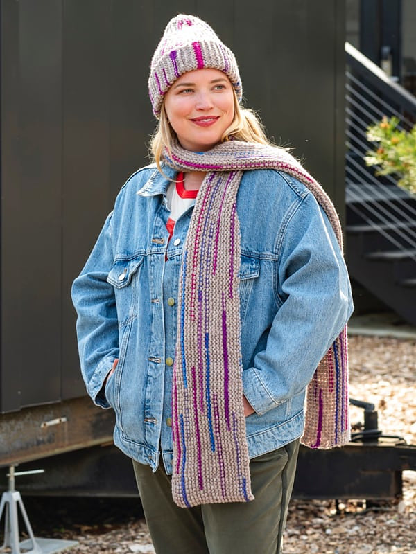 Sideline Scarf and Hat by Åsa Buchta