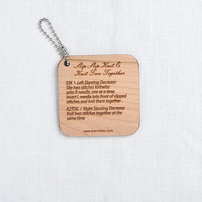 Katrinkles Slip Slip Knit & Knit Two Together Instruction Fob