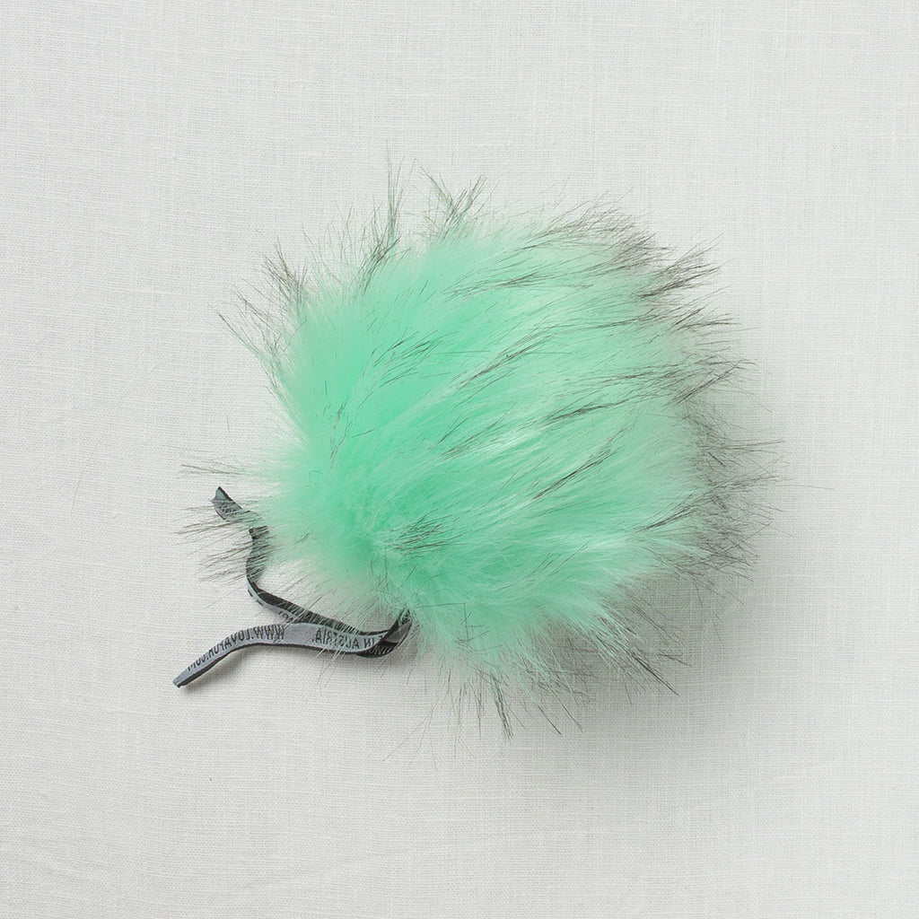 Lovafur Luxe Faux Fur Pom Spearmint Raccoon