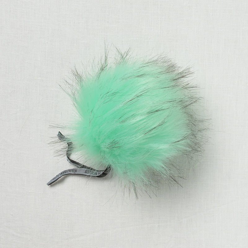 Lovafur Luxe Faux Fur Pom Spearmint Raccoon
