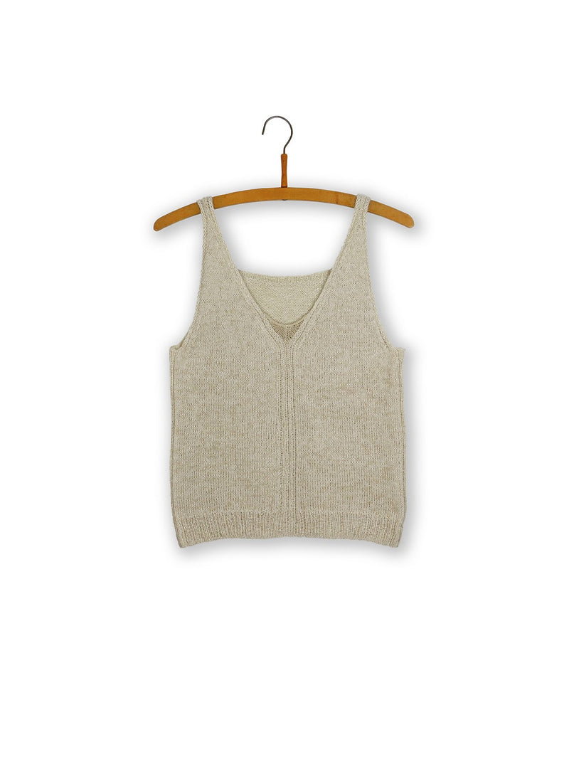 Tan top by Helga Isage